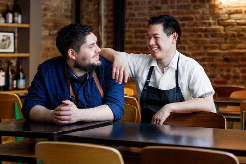 Fabian von Hauske &amp; Jeremiah Stone vom Restaurant «Contra» in New York