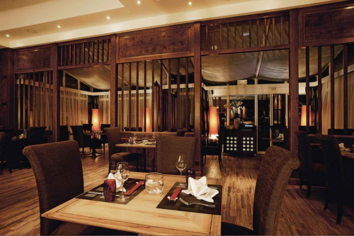 Das Restaurant «Namun» im «Grand Resort Bad Ragaz»