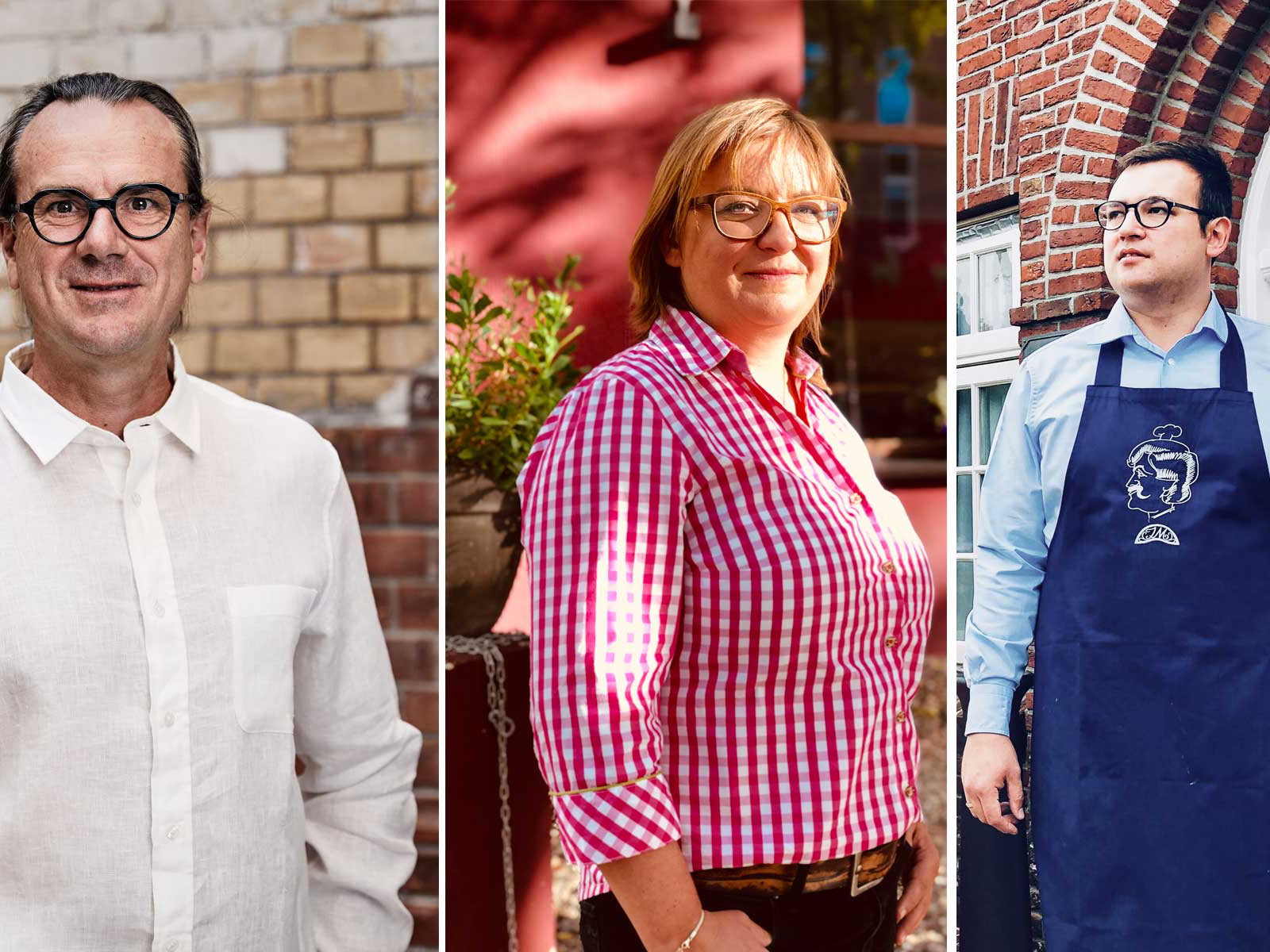 Nominé Sommelier: Bernd Kreis, Iris Giessauf, Benjamin Birkholz.