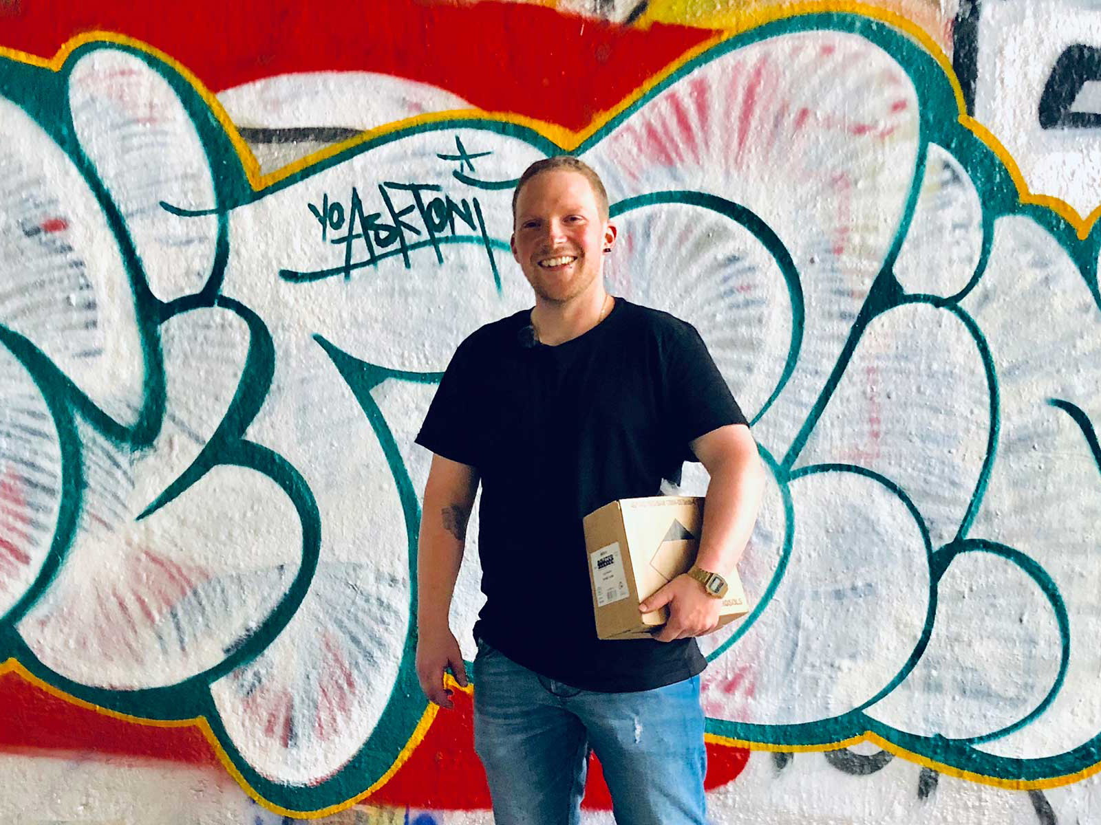 Moritz Haidle hat Freestyle-Battles und Graffiti gegen Lemberger (a.k.a. Blaufränkisch) und Riesling getauscht.