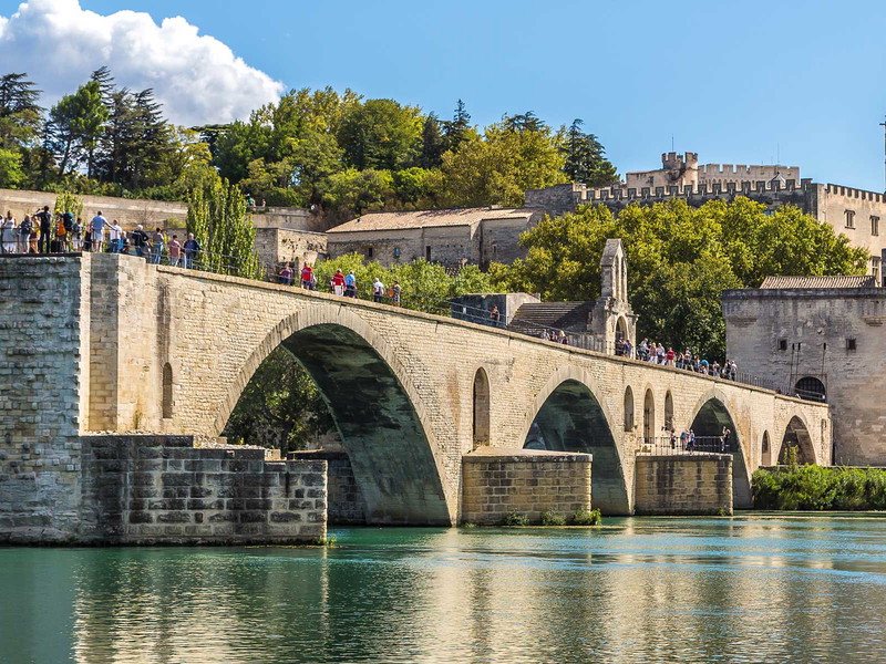 Blick auf Avignon