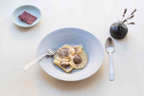 Ravioli von gedörrten Birnen