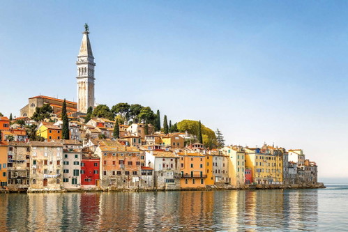 Blick auf Rovinj