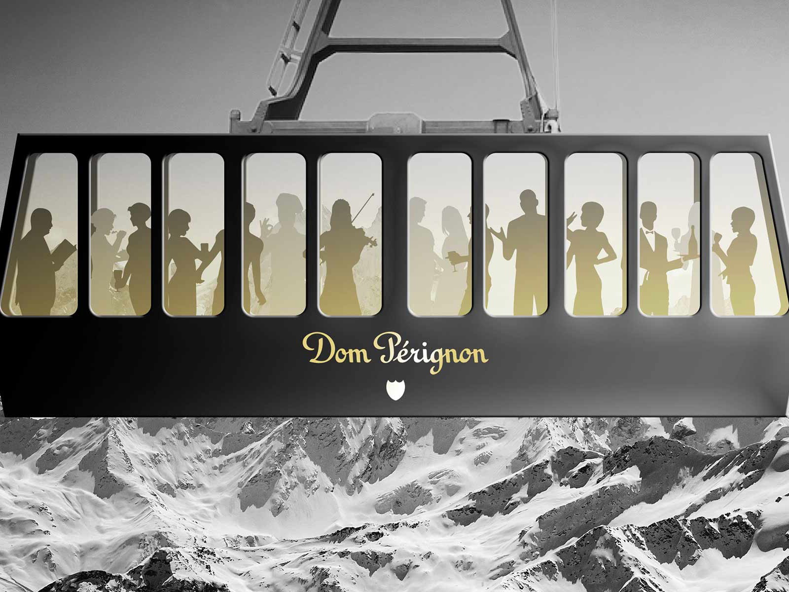 Champagner Genuss in der Rüfikopf-Bahn
