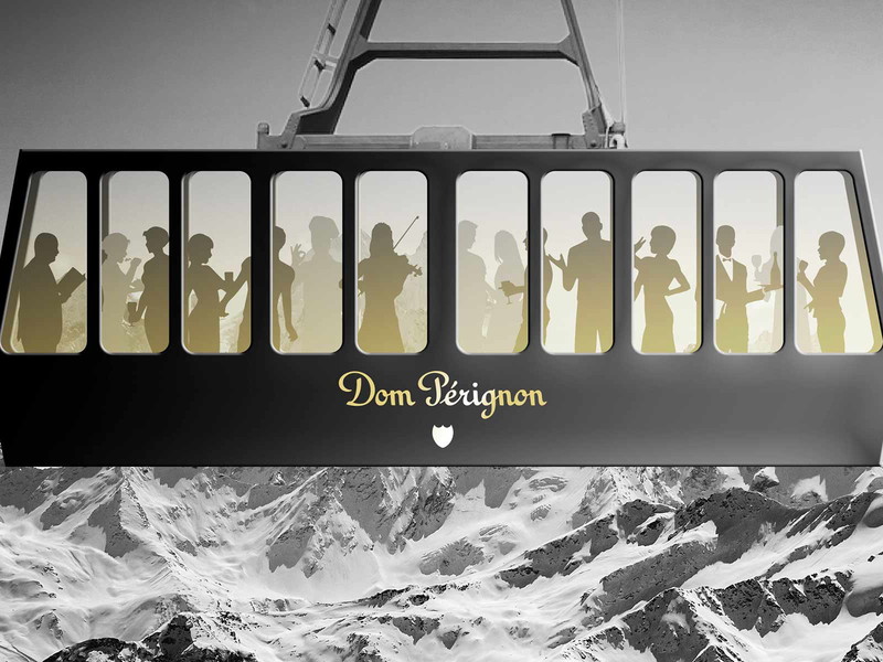 Champagner Genuss in der Rüfikopf-Bahn