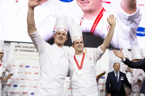 Ale Mordasini (r.) mit seinem Commis Patrick Guentert 