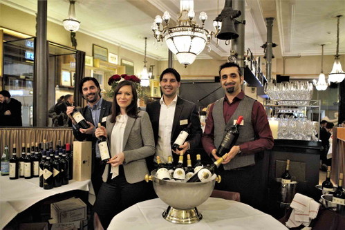 Dario Tolone, Madeleine Löhner, Matteo Rimoldi und Aydin Baris