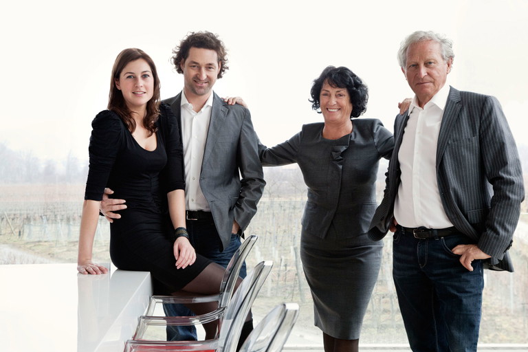 Zwei Pichler-Generationen: Johanna und Lucas sowie Rudolfine und Senior »F.X.« Franz Xaver Pichler.