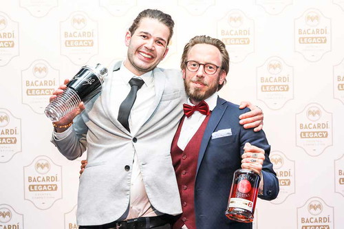 Alexander Öhler (Mr. Mendez, Österreich) und Christian Dobesberger (Brand Ambassador Bacardi Österreich).