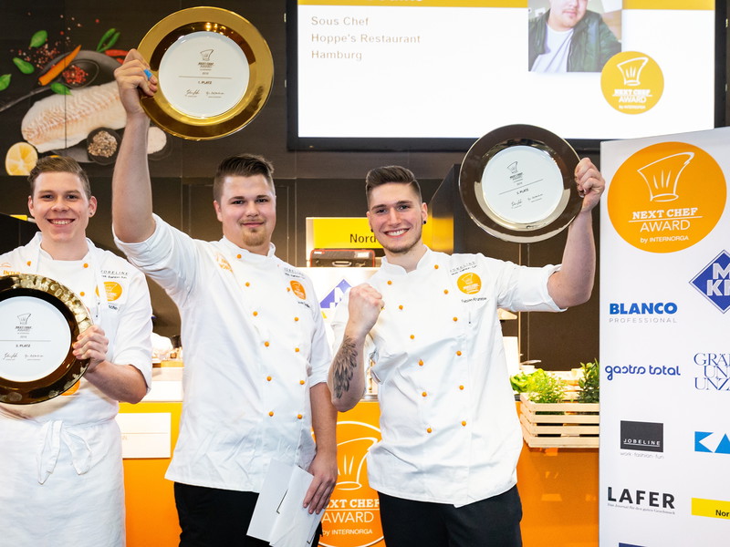 Die Sieger des Next Chef 2019.