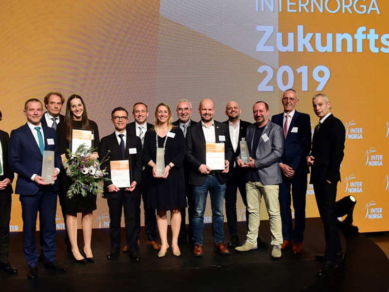 Die Jury mit den Siegern des Internorga Zukunftspreises.