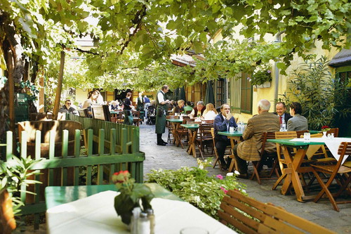 Heurigen »Mayer am Pfarrplatz« in Döbling.