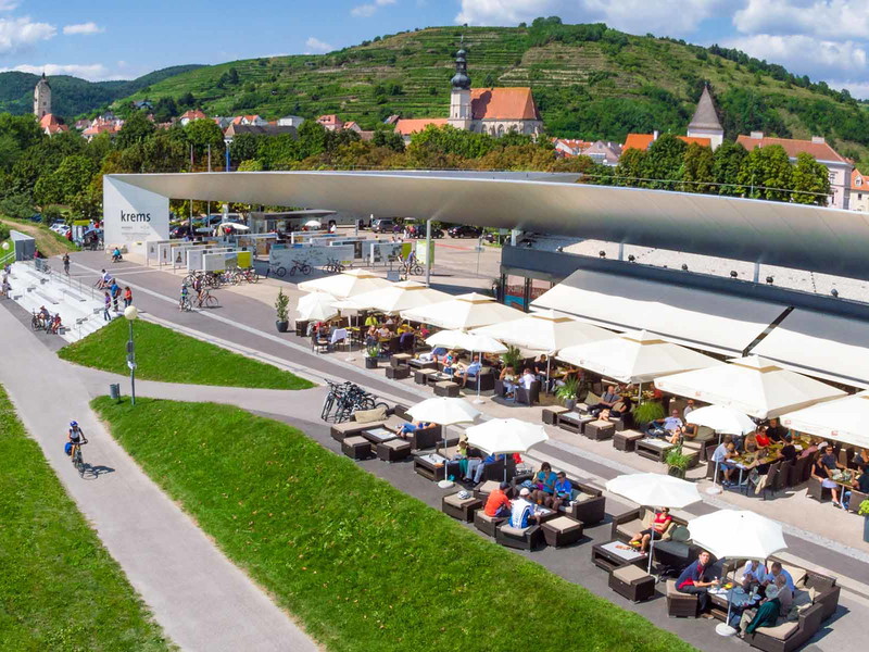 Das »Wellenspiel« in Krems an der Donau.