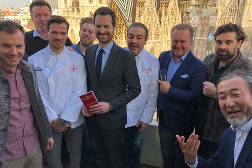 Die Sterneköche beim Gruppenfoto