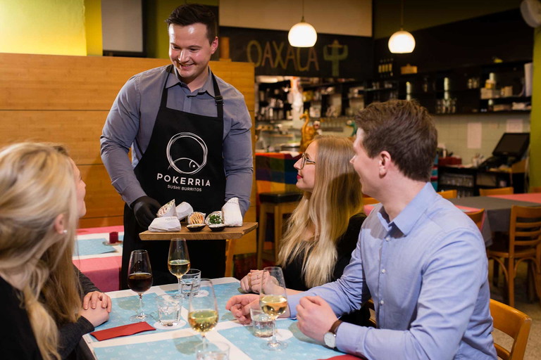 Bei der »Pokerria« trifft Burrito auf Sushi.