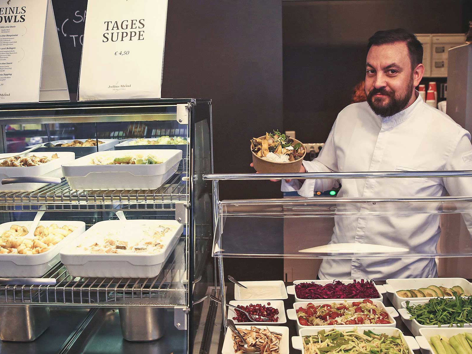 Alexander David, Küchenchef von Julius Meinl am Graben und Mastermind hinter »Meinl2You«.