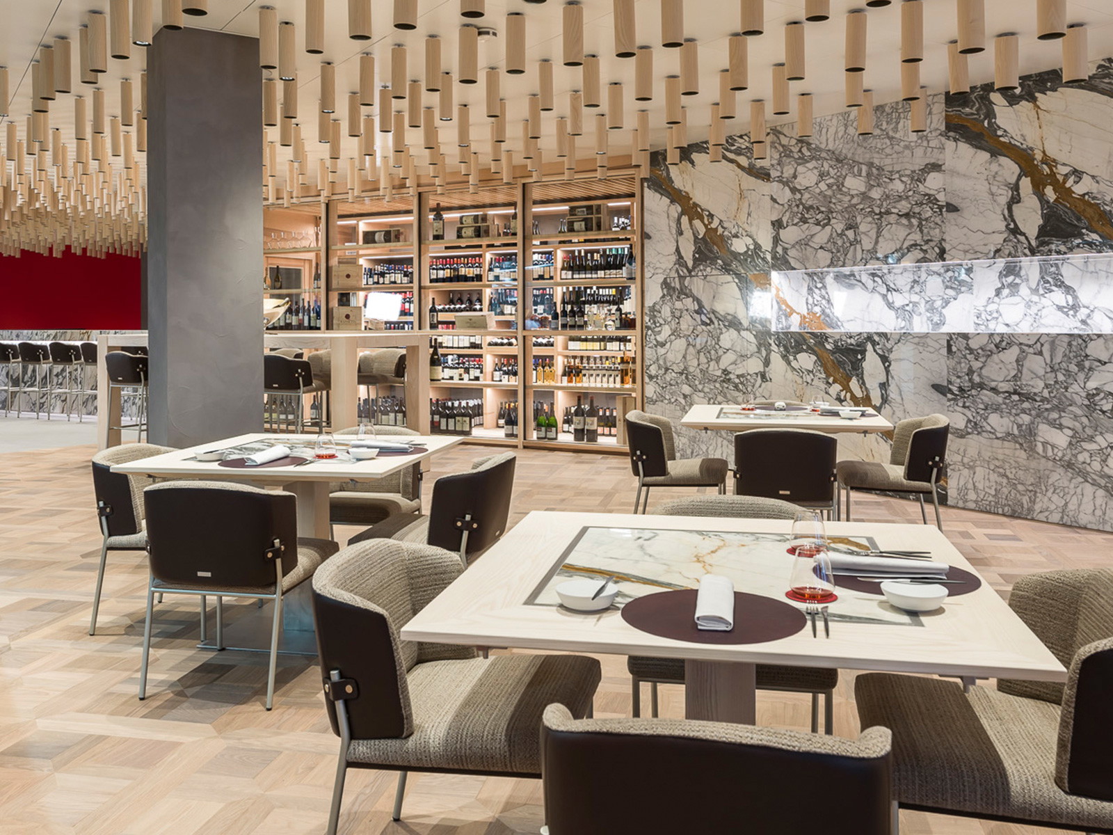 Das «1904» ist das erste Restaurant, das von der Marke Lagonda designt wurde. 