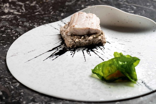 Avantgarde-Küche im Restaurant »Gostilna pri Lojzetu« im malerischen Schloss Zemono.