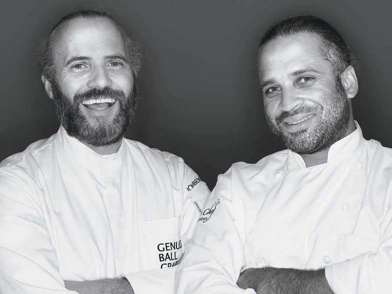 Bei der «ChefAlps» mit dabei: Starköche Heiko Antoniewicz und Adrien Hurnungee.