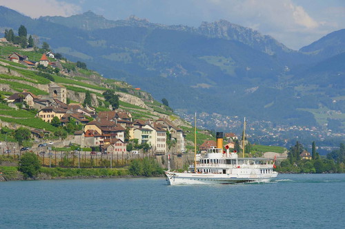 Liebevoll restauriert und immer wieder auf Vordermann gebracht: Die Belle-Époque-Flotte auf dem Genfersee fährt seit jeher dampfbetrieben.