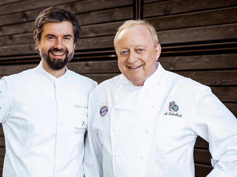 Thomas Gruber und Alfons Schuhbeck kreierten gemeinsam ein exquisites Menü.