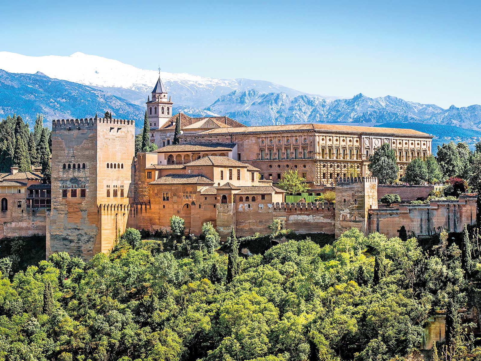 Blick auf die Alhambra in Granada