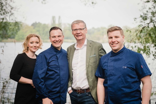 Patricia Liebscher, Tim Raue, Günther Jauch und Christopher Wecker.