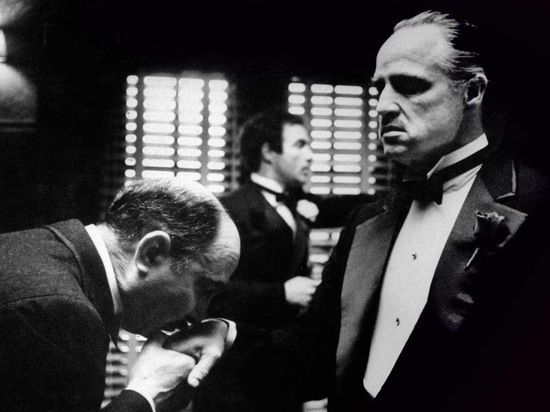 Marlon Brando in der Glanzrolle des Don Vito Corleone im Film «Der Pate».