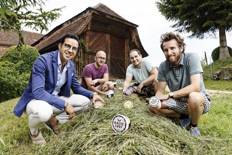 Die Gelateria »Kalte Lust« in Olten versorgt 70 Wiederverkäufer in der gesamten Schweiz. 