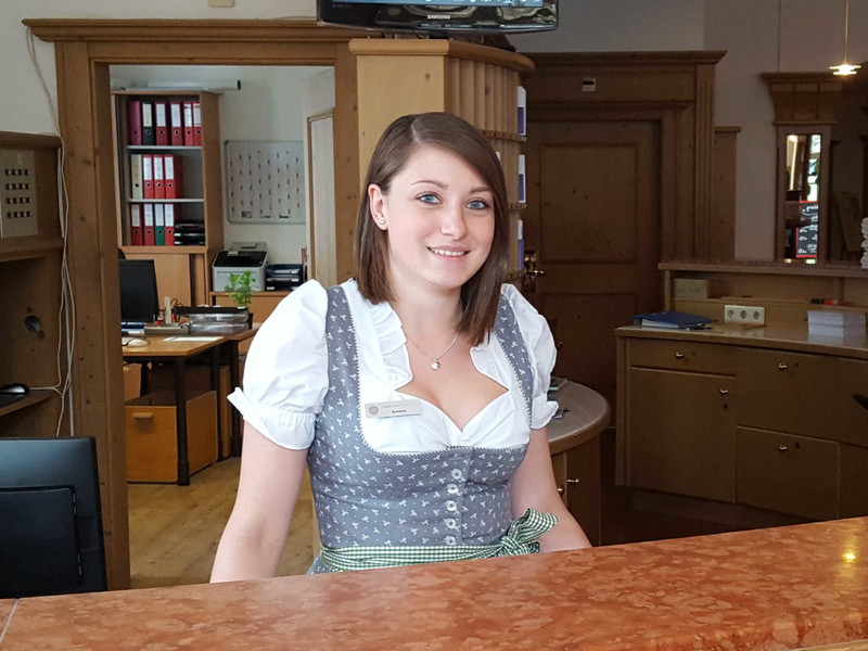 Simone Krimbacher im Cordial in Reith bei der Arbeit.