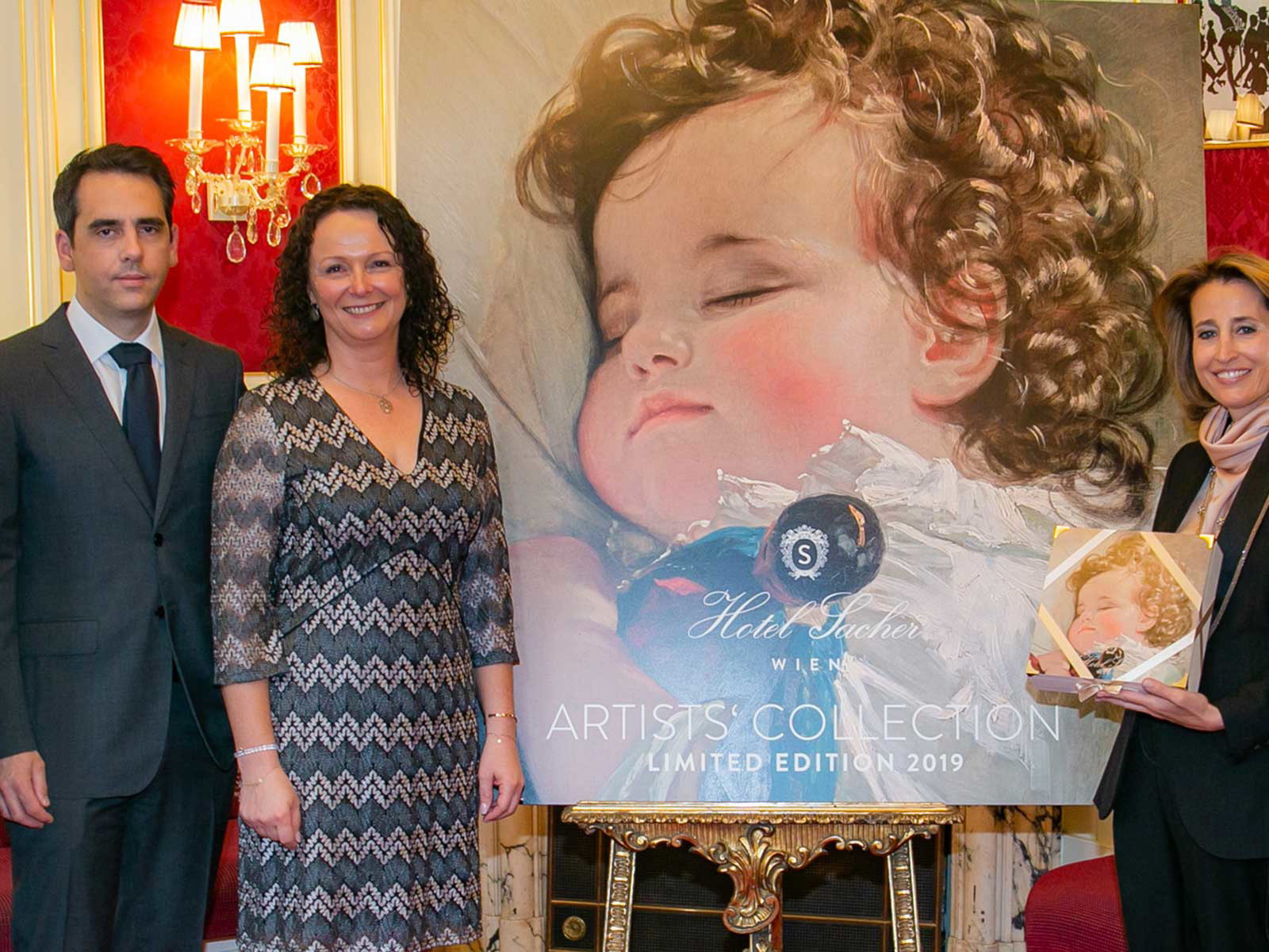 Georg Gürtler mit Dr. Daniel Zimpfer, Michaela Altendorfer, Alexandra Winkler und Prinzessin Marie von und zu Liechtenstein.