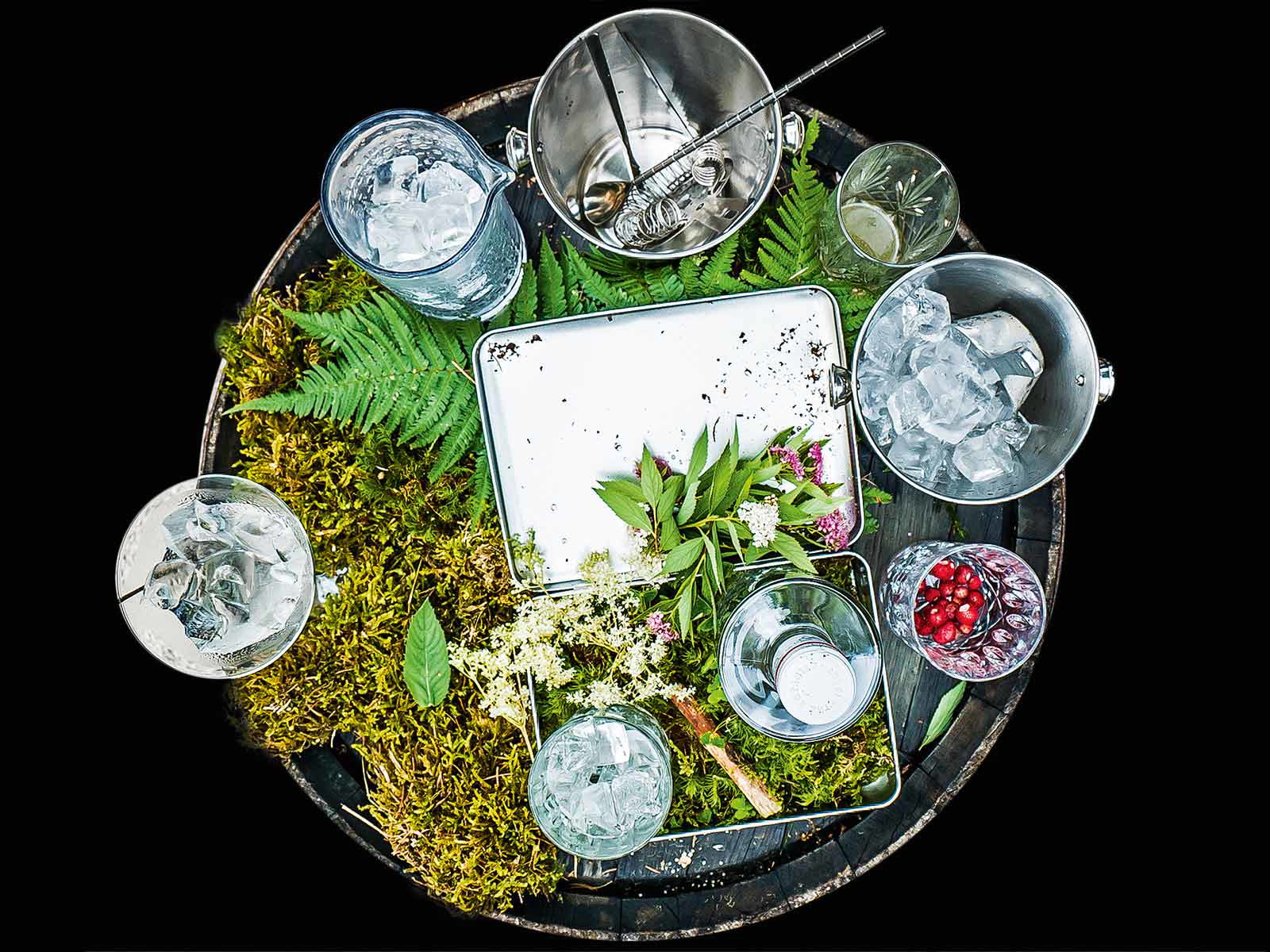 Mädesüß, Farne, Waldbeeren und wilder Thymian – die Natur deckt den Tisch reichlich. An der Bar wird dieser Reichtum gerade erst entdeckt.