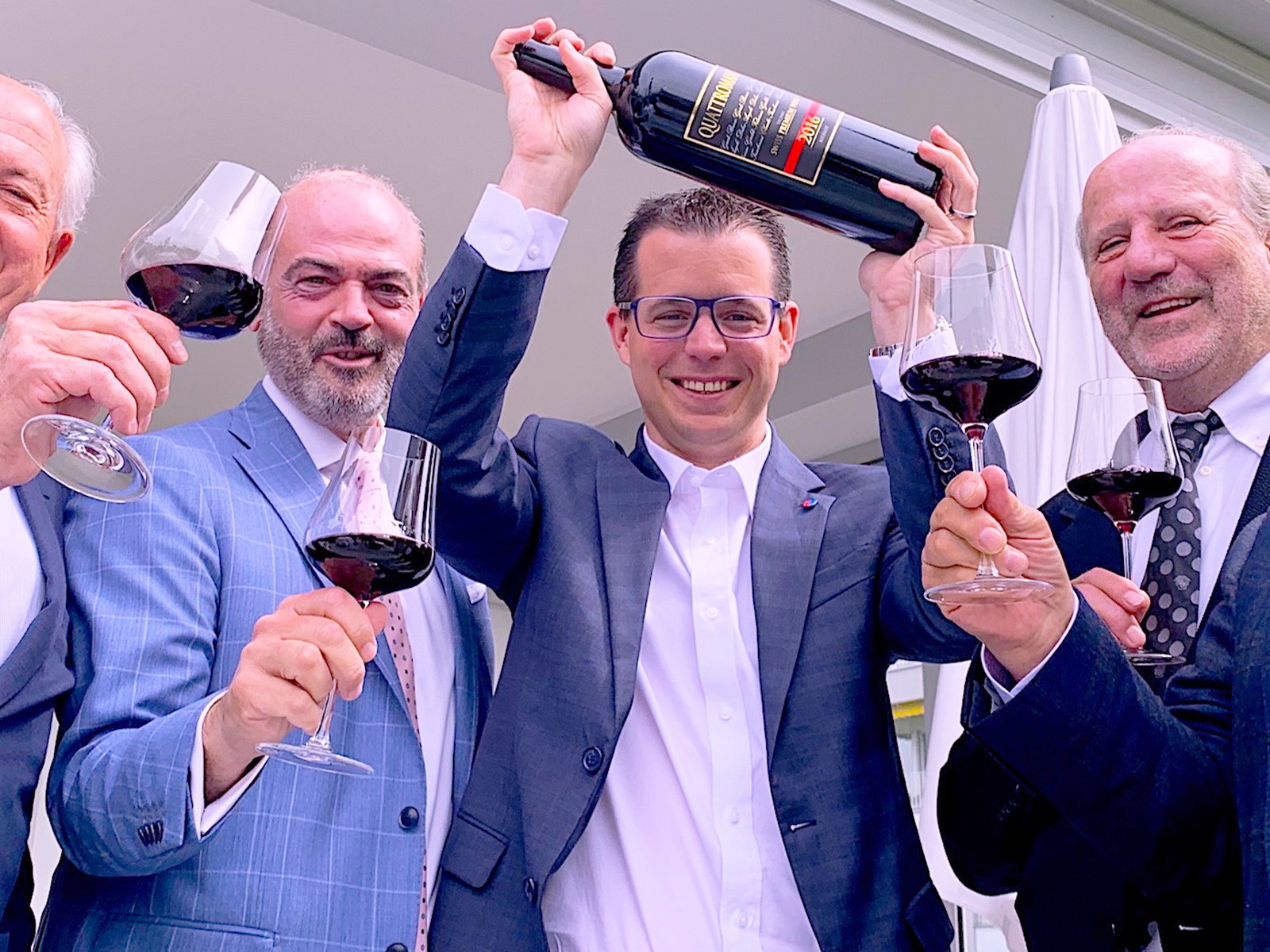 Claudio Tamborini, Guido Brivio, Marco Romano, Angelo Delea und Feliciano Gialdi (v.l.n.r.).