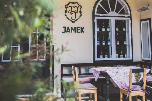 Anna Haumer und Valentin Gruber-Kalteis besuchen an schönen Tagen das »Jamek«: Top-Küche und Spitzen-Weine aus Österreich.