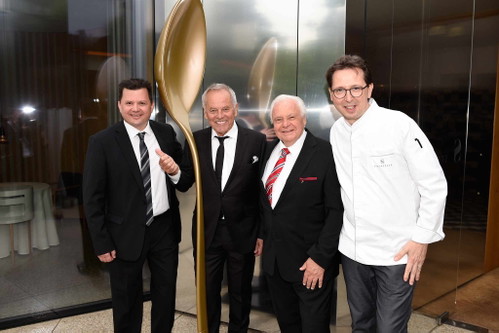 Franck Giovannini, Wolfgang Puck, Eckart Witzigmann und Heinz Reitbauer.