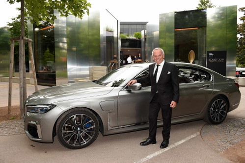 Wolfgang Puck vor dem »Steirereck«