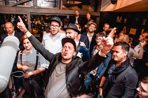 Großartige Stimmung im Finale im Wiener Ruby Marie Hotel