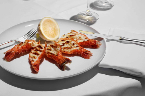 Gegrillte Langusten.