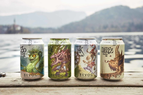 Fantasy-Fan: Vasja Golars »Bevog«-Biere setzen bewusst auf die Dose als geschmackssicheres Bier-Behältnis.