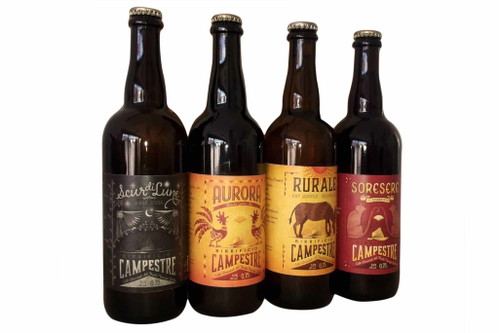 Biodiversität schon am Label: Die lokale Fauna zeigt bei Campestre (Corno di Rosazzo) ebenso den natürlichen Brau-Stil an wie bei Foglie D’Erba (Forni).