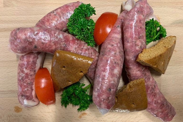 Kreative Freigeister probieren Mal die Lebkuchenbratwurst.