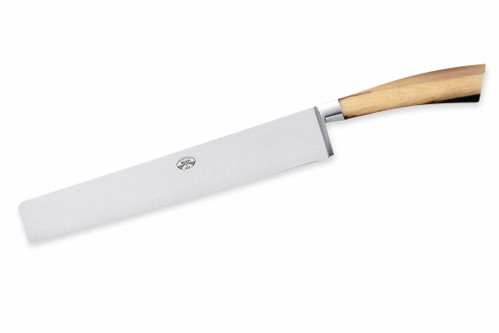 Coltellerie Berti, Coltello per PastaDie traditionsreiche Messerschmiede Berti ist nördlich von Florenz zu Hause und fertigt neben prächtigen Kochmessern auch dieses hochspezia­lisierte Pasta Knife zum Schneiden von Tagliatelle &amp; Co. an.