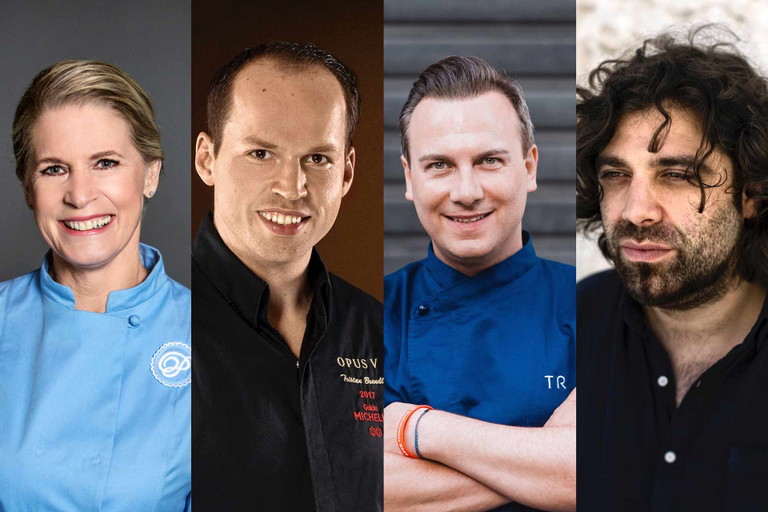 Cornelia Poletto, Tristan Brandt, Tim Raue, Konstantin Filippou