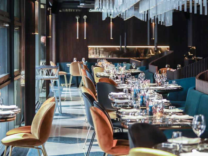 Elegante Atmosphäre im Restaurant-Bereich