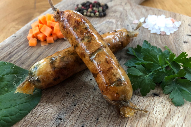 Die »Vreche Vroni« wird wie eine klassische Bratwurst gewürzt.