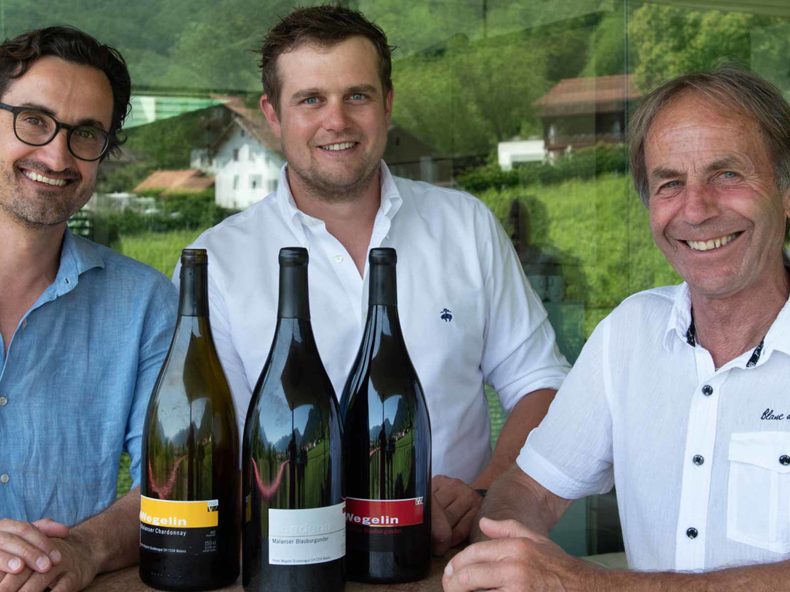 Marc Grünenfelder, Rafael Hug und Peter Wegelin