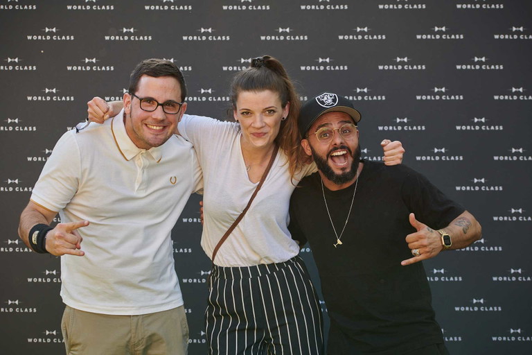 Die drei Finalisten: Christoph Reichert, Kathrin Löcher und Sembo Amirpour.