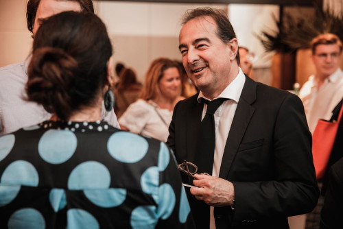 Sandro Bottega mischte sich unters Partyvolk.