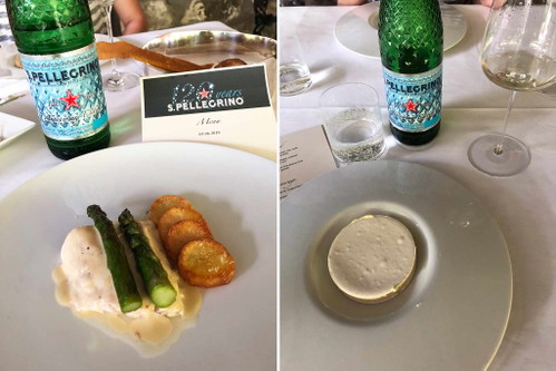 ...natürlich S.Pellegrino&nbsp;Wasser. Wie man sieht, schon in der »Diamond-Edition«.