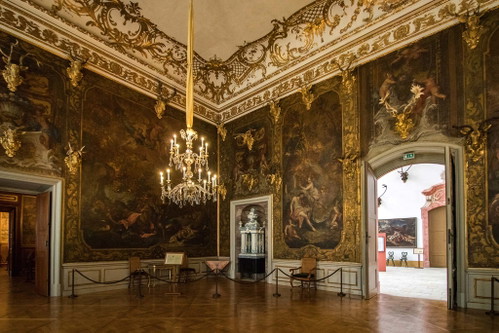 Im Inneren des Barockschlosses.